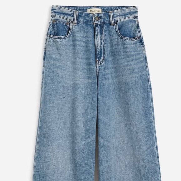 MADEWELL Curvy Superwide Leg barrel JEANS NEW NWT Sz 32 - Picture 9 of 12